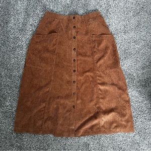 Easel midi skirt
